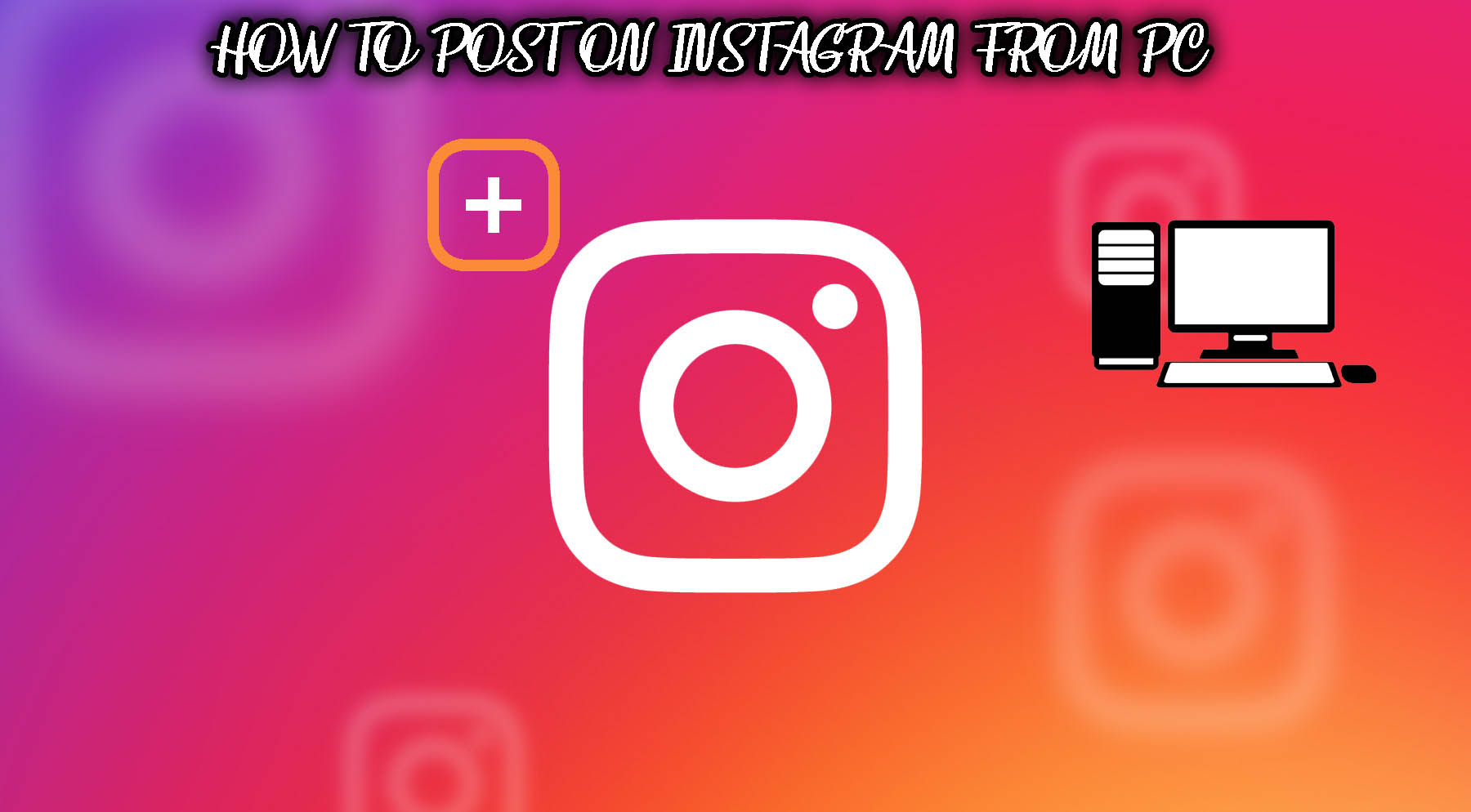 how to upload photos to instagram from pc bluestacks