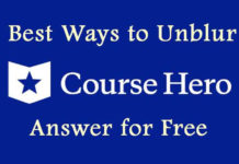 unblur course hero answer for free